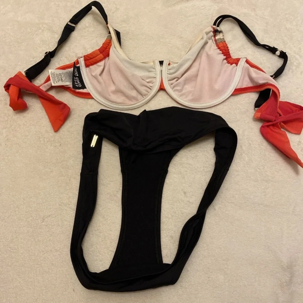 Coco Reef Coral and Black Bikini